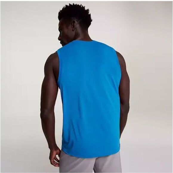 VRST mens icon comfy tank top blue tide uv protection Size L NWT - Picture 2 of 7